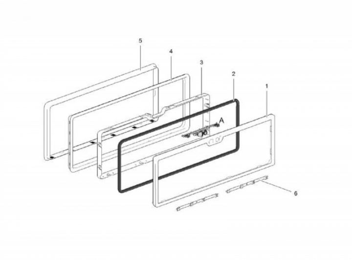 Pakning serviceluke FD5 i gruppen Chassis / Serviceluker hos Camping 4U (9991990)