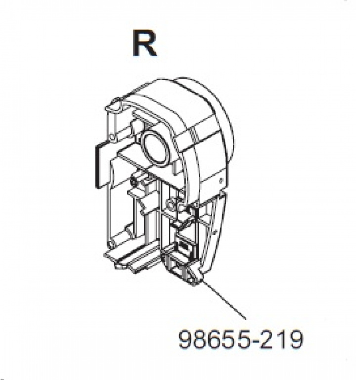 RIGHT END CAP KIT F45 TI TITANIUM i gruppen Markise & Telt / Markiser / Reservedeler markiser / Reservedeler Fiamma / F45 Ti / F1 Titanium 250 - 450 hos Camping 4U (9992013)