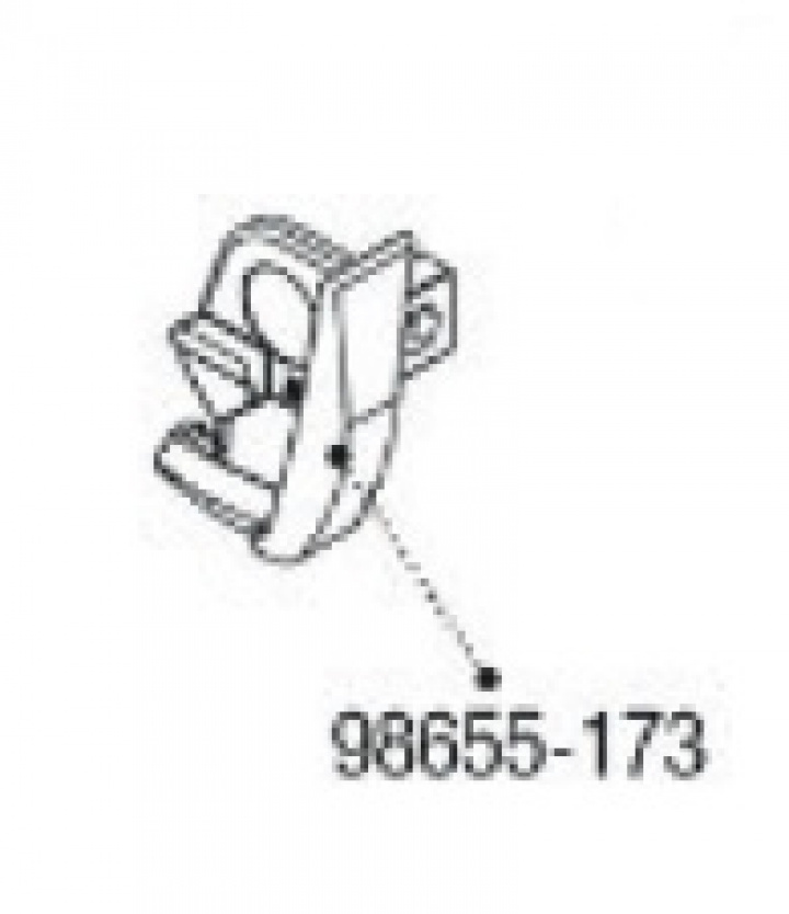 LEFT LEAD BAR END CAP F45TI TITAN. i gruppen Markise & Telt / Markiser / Reservedeler markiser / Reservedeler Fiamma / F45 Ti / F1 Titanium 250 - 450 hos Camping 4U (9992027)