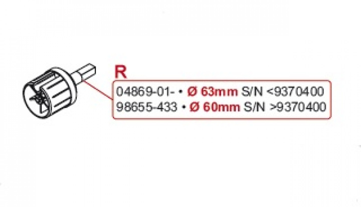 STOP DEVICE D63 F45TIL/F65 i gruppen Markise & Telt / Markiser / Reservedeler markiser / Reservedeler Fiamma / Fiamma F45 i L 450-550 hos Camping 4U (9992036)