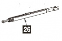 Støttebein omnistor 500 - 600 cm markise Nr 26