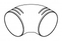 Bøy 90-90 90°
