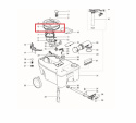 Tetningsring med mekanisme til tank C250/C260/C400/C500