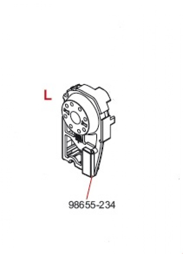 LEFT END CAP FOR CASE F45TI L i gruppen Markise & Telt / Markiser / Reservedeler markiser / Reservedeler Fiamma / F45 TiL Polar White 450 - 550 hos Camping 4U (9992849)