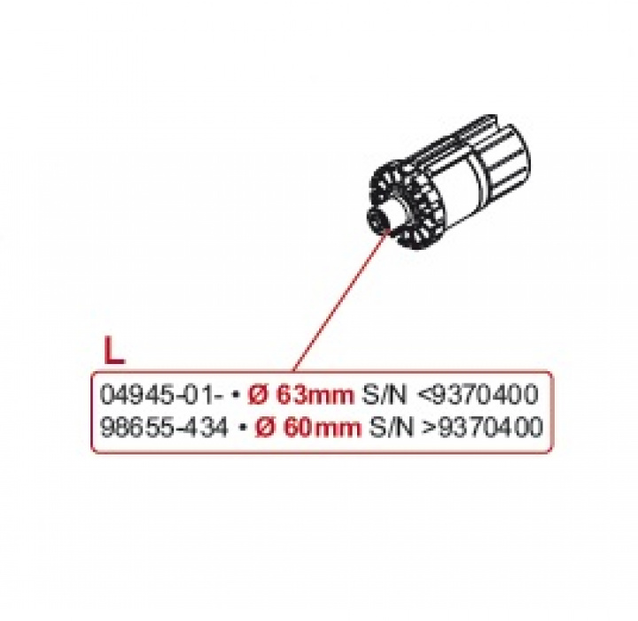 PRESTO FIX CAP D.63 F45TIL/F65 i gruppen Markise & Telt / Markiser / Reservedeler markiser / Reservedeler Fiamma / Fiamma F45 i L 450-550 hos Camping 4U (9992851)