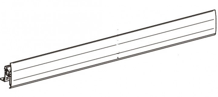 LEADRAIL 8000 ANO - 5.50M silver Nr 14 i gruppen Markise & Telt / Markiser / Reservedeler markiser / Reservedeler Thule / Omnistor / Omnistor 8000 hos Camping 4U (9992854)