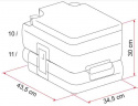 Toalett Porta Potti Bi-Pot 30, 10/11L Fiamma