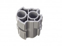 Left roller end part