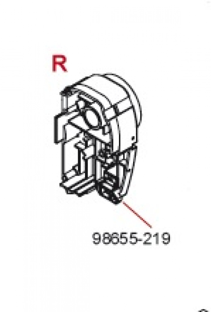 RIGHT END CAP FOR CASE F45TIL i gruppen Markise & Telt / Markiser / Reservedeler markiser / Reservedeler Fiamma / F45 TiL Polar White 450 - 550 hos Camping 4U (9994825)