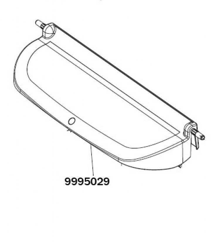 Flip top cover i gruppen Bobil & Caravan / Kjøleskap / Reservedeler Thetford / Delar Thetford N100, N104, N109, N110 hos Camping 4U (9995029)