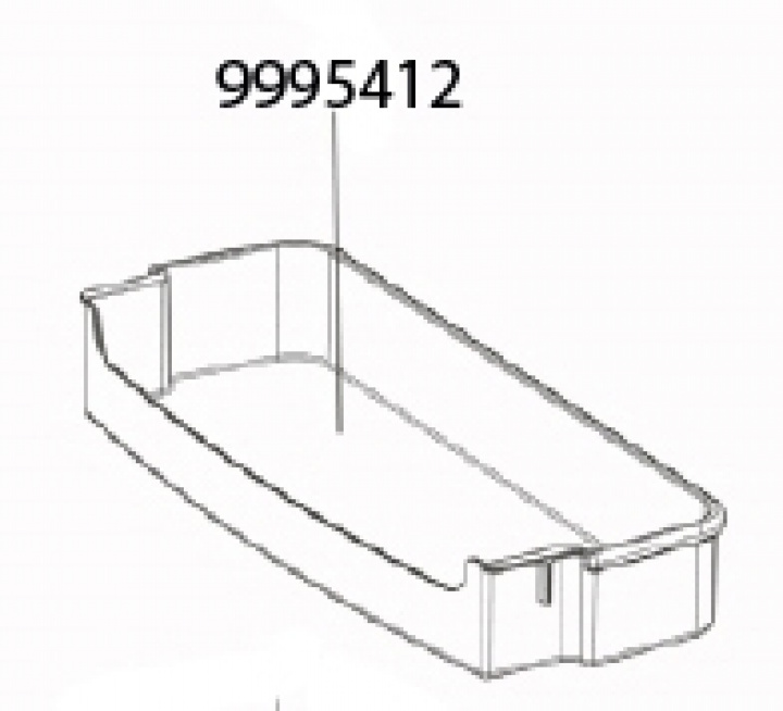 Doorbin upper i gruppen Bobil & Caravan / Kjøleskap / Reservedeler Thetford / Deler Thetford N112 hos Camping 4U (9995412)