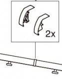 COVER CLAMP PROFILE 2L+2R