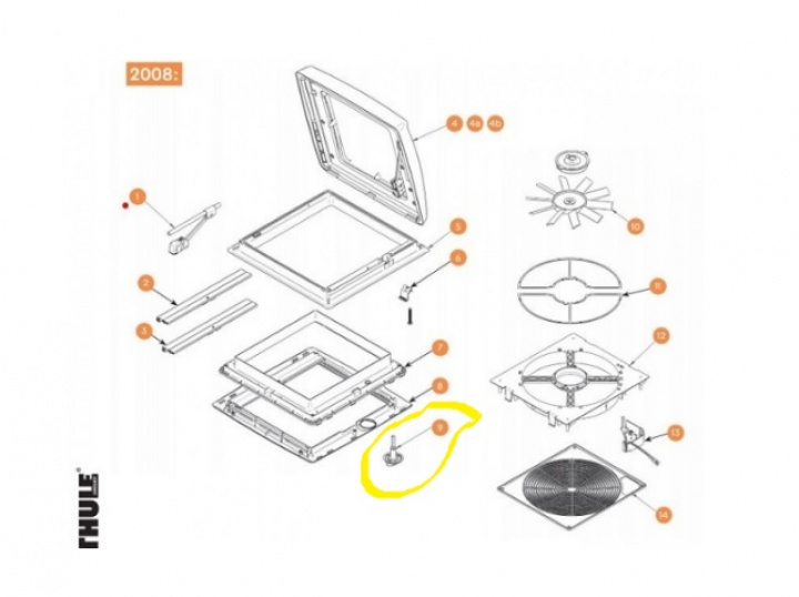 Kontrollspak for Omni Vent i gruppen Bobil & Caravan / Takluker / Omnivent hos Camping 4U (9996454)