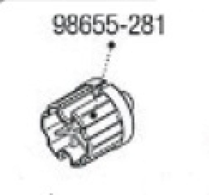 ROLLER TUBE END CAP RIGHT D.60 F65S i gruppen Markise & Telt / Markiser / Reservedeler markiser / Reservedeler Fiamma / F65 S Polar White 260 - 400 hos Camping 4U (9997778)