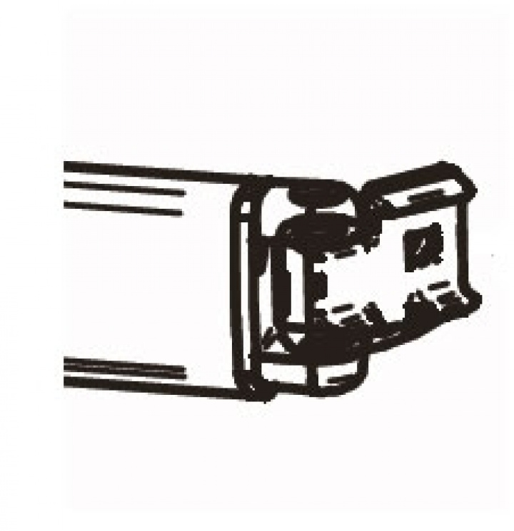 LH+RH CONN LEAD RAIL 5003 Nr 24 i gruppen Markise & Telt / Markiser / Reservedeler markiser / Reservedeler Thule / Omnistor / Omnistor 5003 hos Camping 4U (9998443)