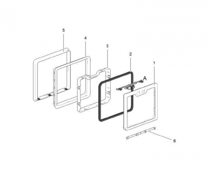 Pakning serviceluke FD3 i gruppen Chassis / Serviceluker hos Camping 4U (9998613)