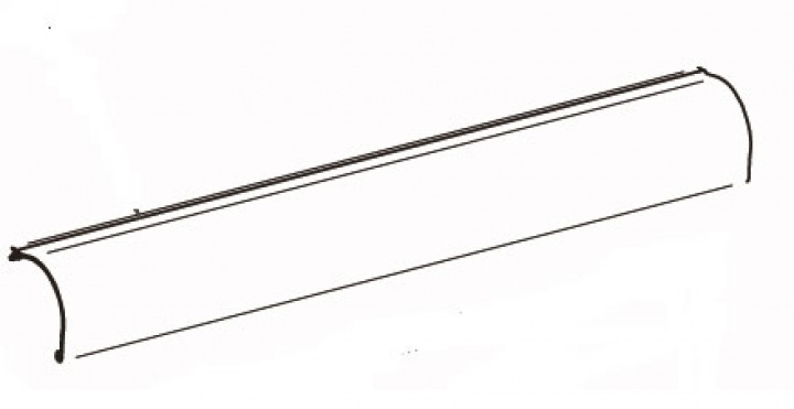 ROOF HOUSING 5003 ANO 4.00M silver Nr 3 i gruppen Markise & Telt / Markiser / Reservedeler markiser / Reservedeler Thule / Omnistor / Omnistor 5003 hos Camping 4U (9998850)