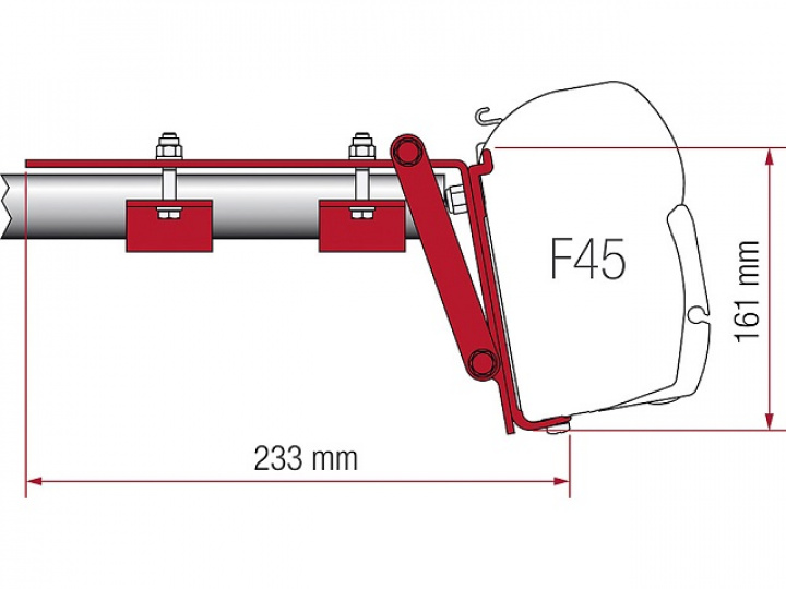 Fiamma Roof Rail Kit F45/F70