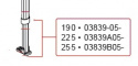 INNER SUPPORT LEG 190 cm