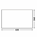 Solbeskyttelse Sky L400cm D240cm H235-250cm TELTA