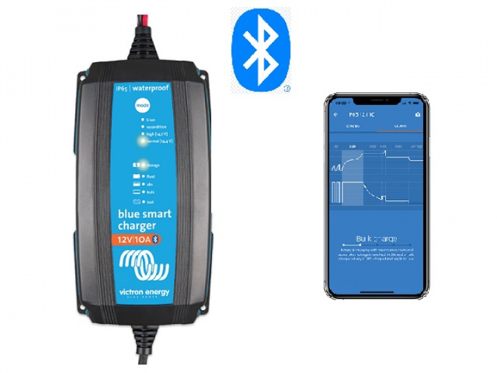 Victron Laddare Blue Smart IP65 12V i gruppen Elektronikk / Batterilader / Autolader hos Camping 4U (BPC121031064Rr)