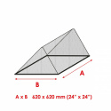 Myggnett takluke 62x62cm