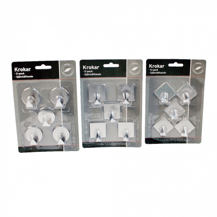 Krok 5-pack blandade modeller i gruppen Bobil & Caravan / Innredning / Deler & Tilbehør hos Camping 4U (C4-10160)