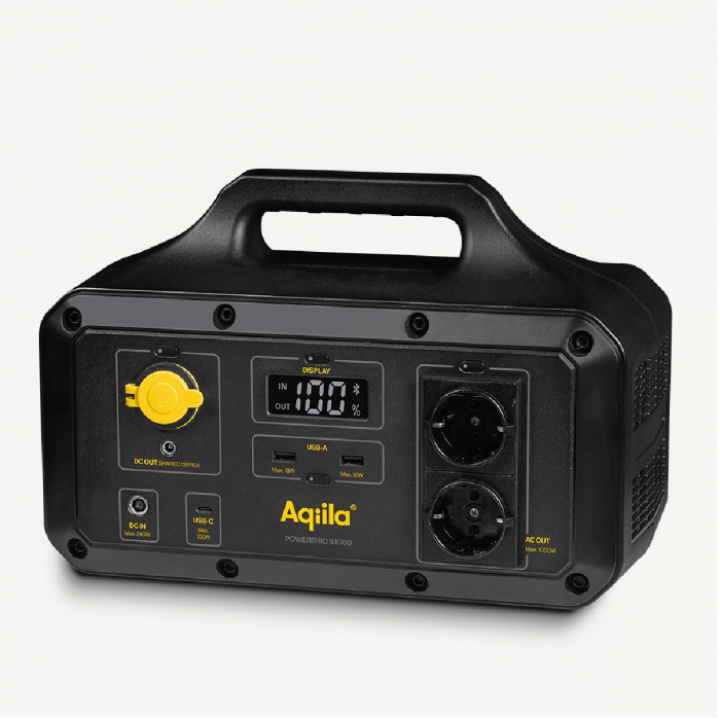Portabelt litiumbatteri lader og omformer i ett Aqiila Powerbird i gruppen Elektronikk / Fritidsbatterier / Litiumbatteri hos Camping 4U (C4-10186)