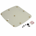 Glassdeksel MO 7123 vit Dometic (RAL9001)