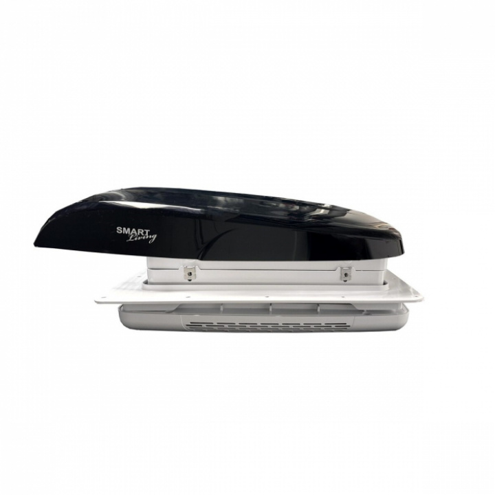 Takvifte 40x40cm 12V Svart Smart Living i gruppen Bobil & Caravan / AC & Klima / Takluke med vifte hos Camping 4U (C4-10282)