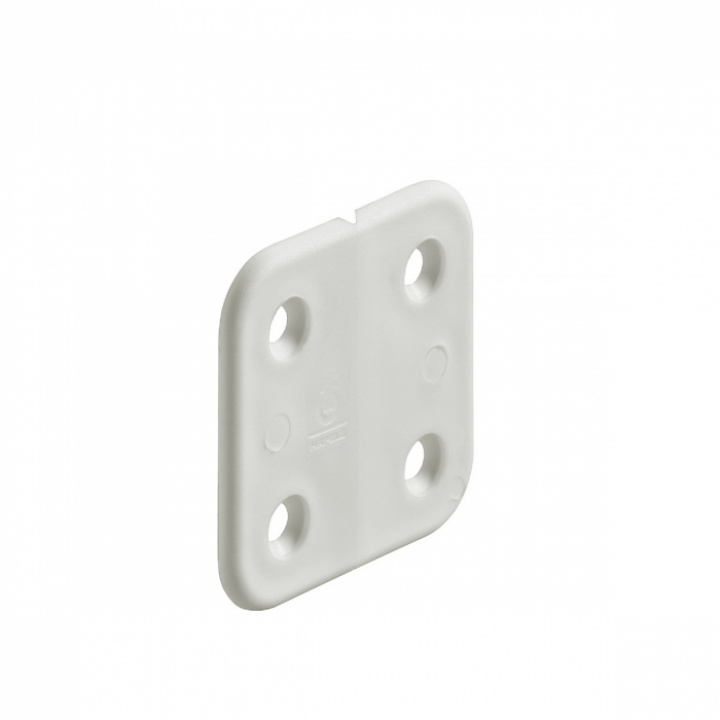 Hengsel 40x40mm vit plast i gruppen Bobil & Caravan / Innredning / Deler & Tilbehør hos Camping 4U (C4-10401)
