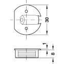Koblingsbrakett Caravan (for C4-10400)