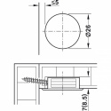 Koblingsbrakett Caravan (for C4-10400)