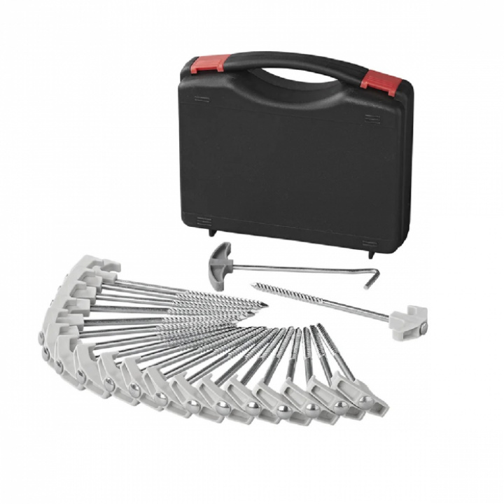 Teltplugg 200mm 20-pakk i gruppen Markiser & Fortelt / Fortelt / Frittstående telt, solskjerm, tilbehør osv. / Teltplugger hos Camping 4U (C4-10431)