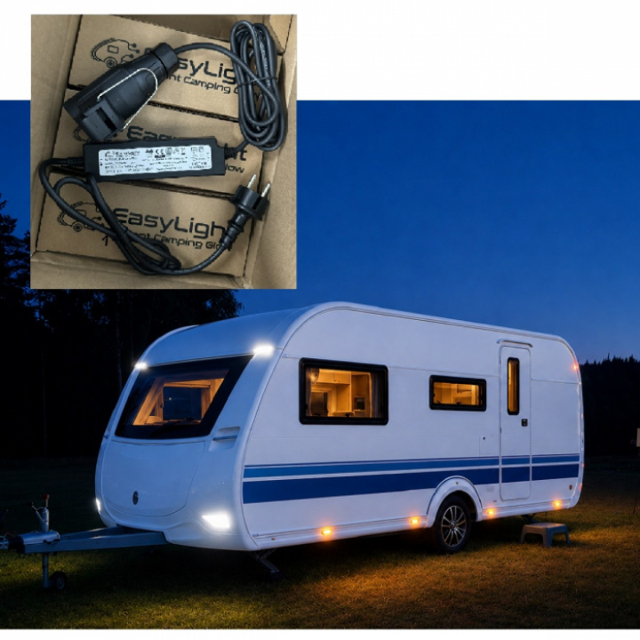 Easylight caravanljus 230V i gruppen Chassis / Kjøretøysbelysning hos Camping 4U (C4-10461)
