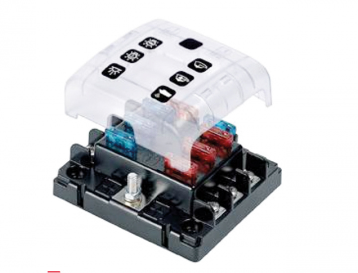 Sikringsholder for flatstift ATC-6WQC i gruppen Elektronikk / Sikringsdoser hos Camping 4U (E14-37B)