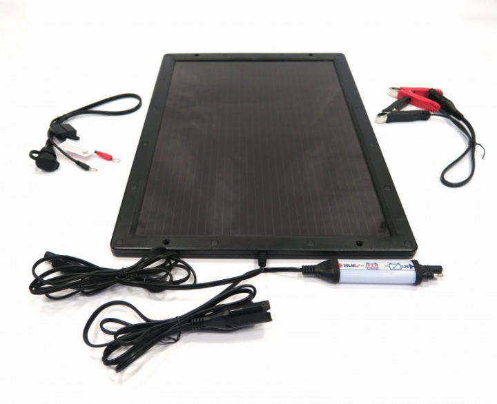 Solcellepanel 6W portabel Milenco i gruppen Elektronikk / Batterilader / Solcellelader hos Camping 4U (E30-49)
