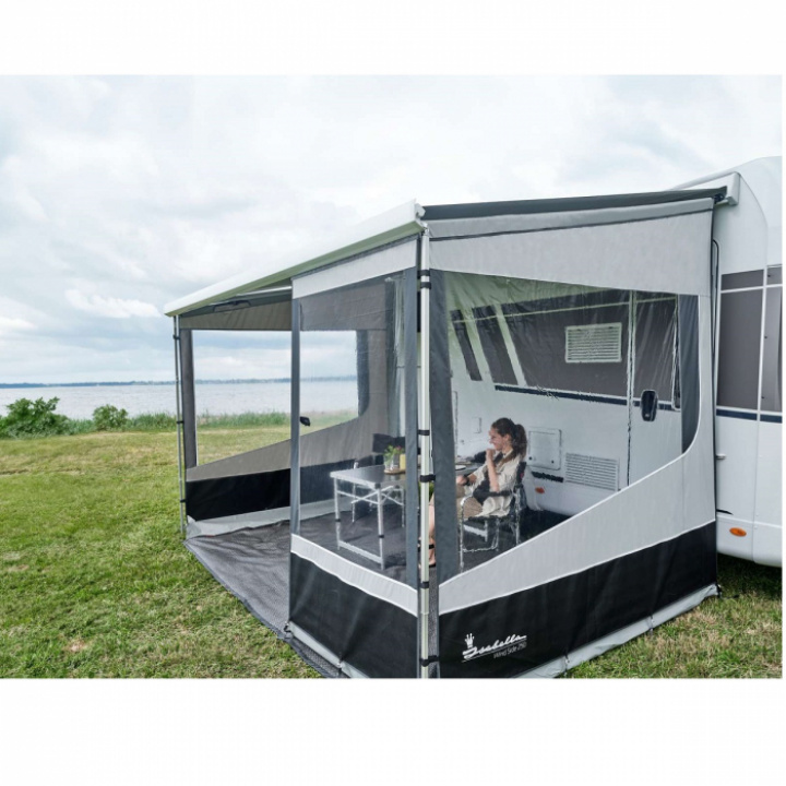 Front 120 cm Isabella i gruppen Markise & Telt / Markiser / Sidevegger, fronter & tilbehør / Sidevegger & Sunblockers / Isabella solbeskyttelse/sidevegger hos Camping 4U (F04-117A)