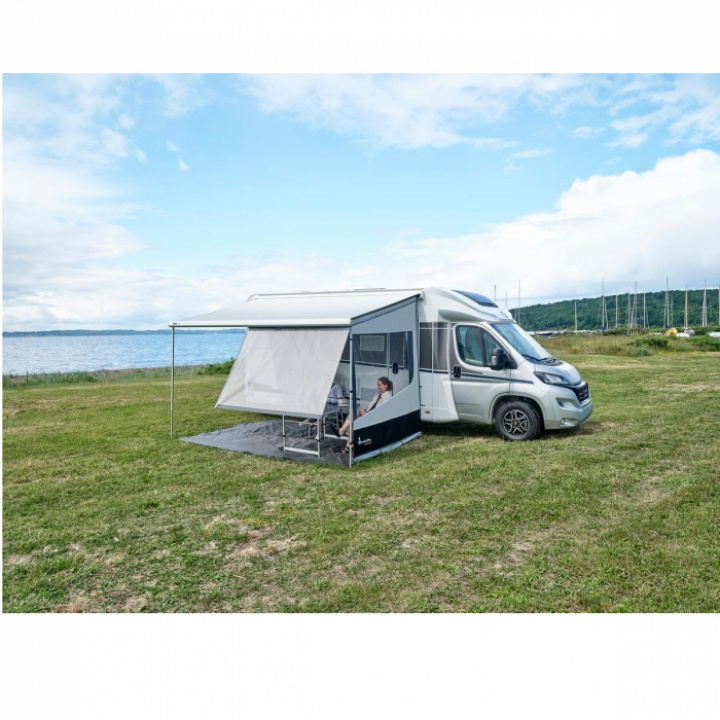Frontnett/solskjerm til markise høyde 145 cm Isabella i gruppen Markise & Telt / Markiser / Sidevegger, fronter & tilbehør / Sidevegger & Sunblockers / Isabella solbeskyttelse/sidevegger hos Camping 4U (F04-119R)