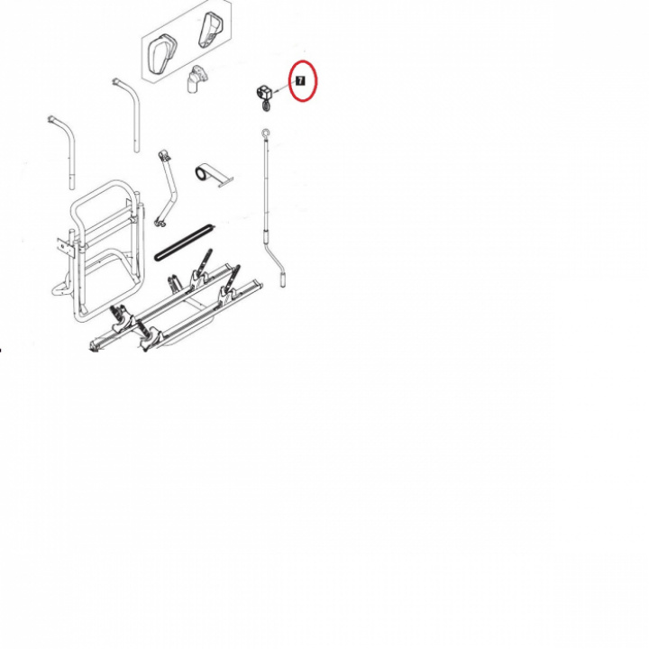 Vevögla Thule Lift i gruppen Chassis / Sykkelstativ / Reservdeler Thule Sykkelstativ / Thule Lift hos Camping 4U (FB-1500601972)