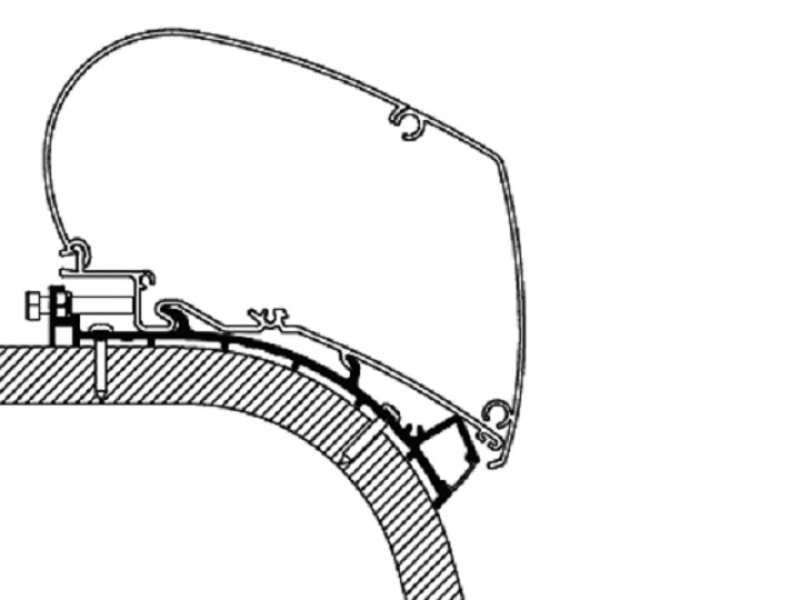 Adapter Eriba Touring 820