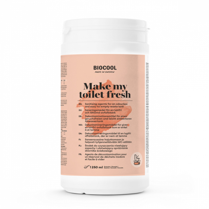 BioCool Make my toilet fresh 1250g i gruppen Bobil & Caravan / Toalett & sanitærprodukter / Sanitærprodukter hos Camping 4U (K06-109C)