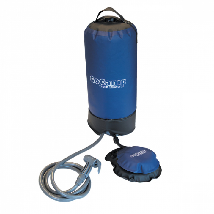 Campingdusj med fotpumpe Green Shower Gocamp i gruppen Bobil & Caravan / Vann & VVS / Dusj / Mobile dusjer hos Camping 4U (K08-104A)