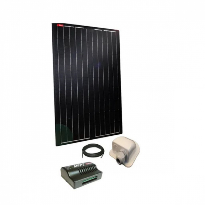 Solcellepanel NDS 105W Fleksibe, inkl. regulator i gruppen Elektronikk / Solcellepanel hos Camping 4U (NDS-KPL105WWPB)