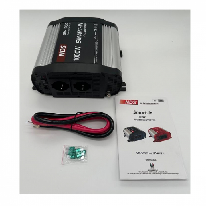 Inverter Smart 12V-1000W NDS i gruppen Elektronikk / Omformere / Inverter / Modifisert Sinusspenning hos Camping 4U (NDS-SM1000-12)