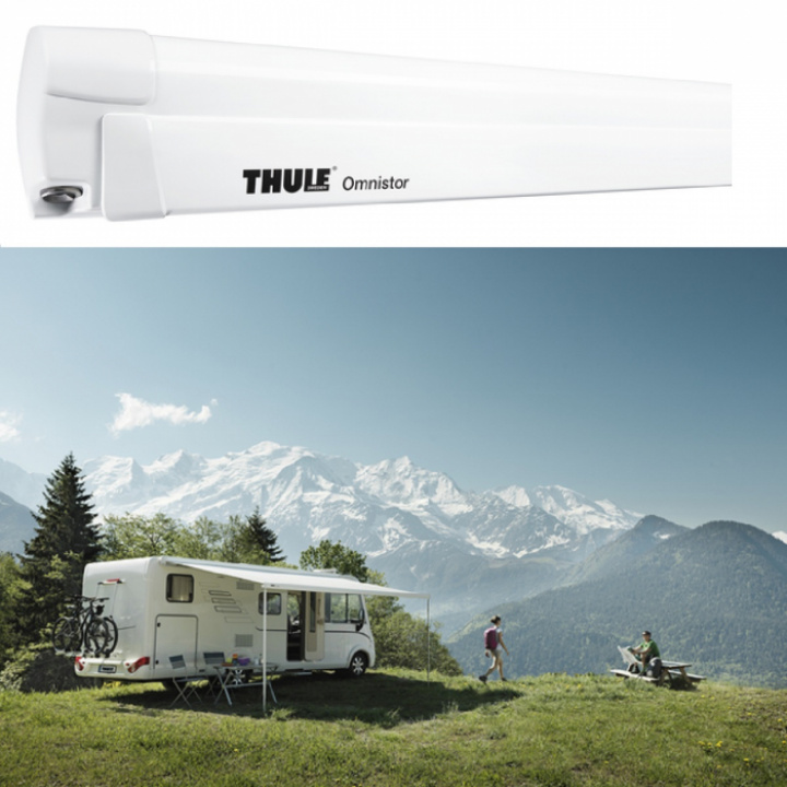 Omnistor 8000 Vit 503 x 275 Mystic Grey i gruppen Markiser & Fortelt / Markiser / Veggmontert hos Camping 4U (O_9909093)