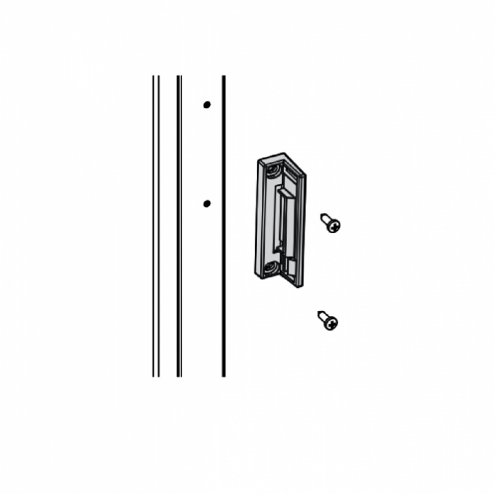 Dørrhandtag CR140 Slim, Isotherm i gruppen Bobil & Caravan / Kjøleskap / Tilbehør Kjøleskap hos Camping 4U (SGD00060AA)