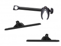 Thule skinne + holder for 3.e sykkel til Caravan Superb XT Svart