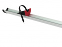 Rail Premium Anodiserad 128cm. Svarta beslag.