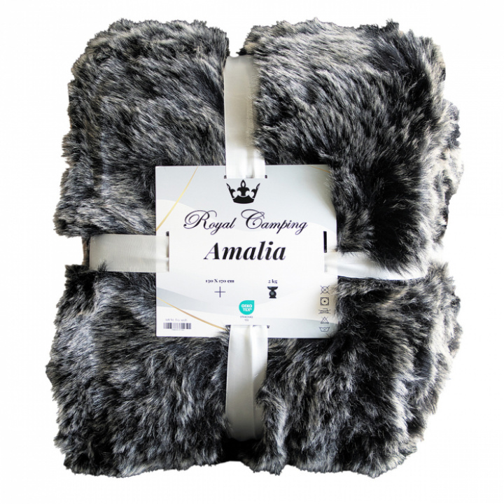 Pled Amalia 170x130cm Konstfäll i gruppen Campingmøbler / Soverom / Sengetøy / tekstilier hos Camping 4U (T13-113B)